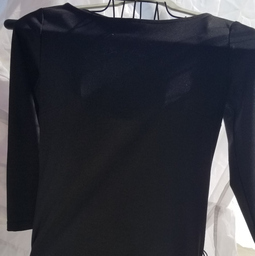 Forever 21 long sleeve black dress